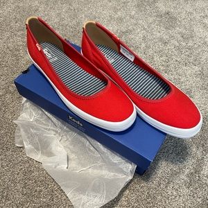 Keds Bryn Canvas Red Brand New Size 11